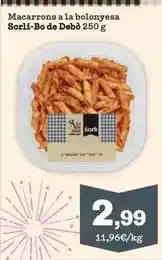 Sorli Sorli - macarrons a la bolonyesa oferta