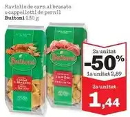 Sorli Buitoni - raviolis de carn al brasato o cappelletti de pernil oferta