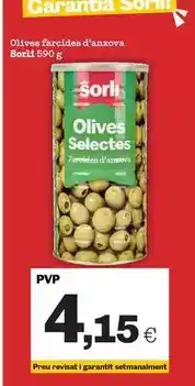 Sorli Sorli - olives farcides d'anxova oferta