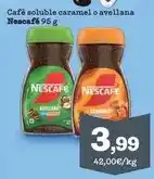 Sorli Nescafé - cafe soluble caramel o avellana oferta