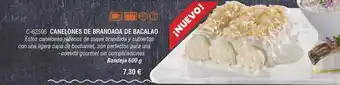Abordo Gourmet - canelones de brandada de bacalao oferta