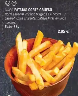 Abordo Patatas corte grueso oferta