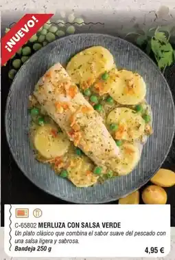 Abordo El sabor - merluza con salsa verde oferta