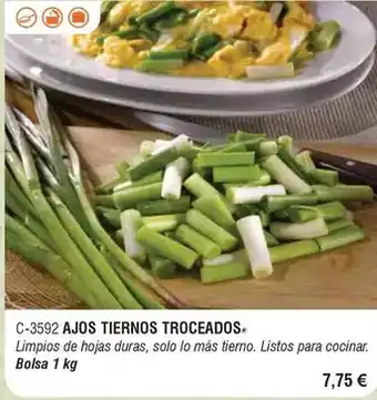 Abordo Solo - ajos tiernos troceados oferta