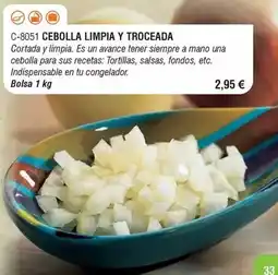 Abordo Indispensable - cebolla limpia y troceada oferta