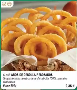 Abordo Aros de cebolla rebozados oferta