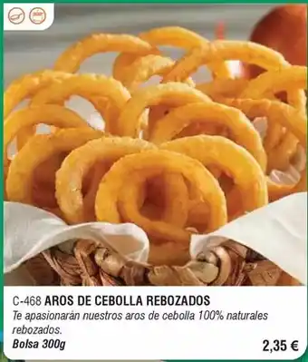 Abordo Aros de cebolla rebozados oferta