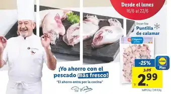 Lidl Ocean sea - puntilla de calamar oferta