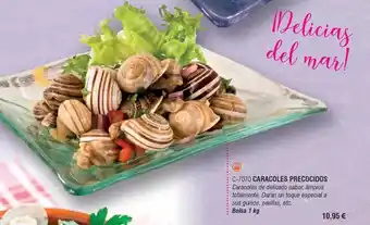 Abordo Delicias - caracoles precocidos oferta