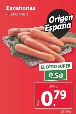 Lidl Zanahorias oferta