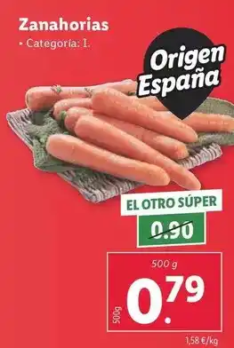 Lidl Zanahorias oferta
