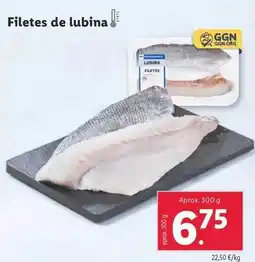 Lidl Filetes de lubina oferta