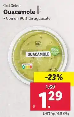Lidl Chef select - guacamole oferta