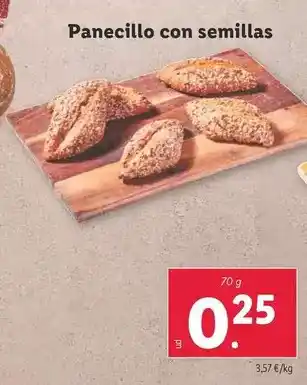 Lidl Panecillo con semillas oferta