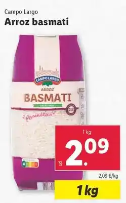 Lidl Campo largo - arroz basmati oferta
