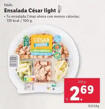 Lidl Edulis - ensalada cesar light oferta