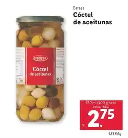 Lidl Baresa - coctel de aceitunas oferta