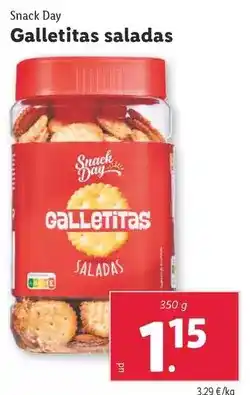 Lidl Snack day - galletitas saladas oferta