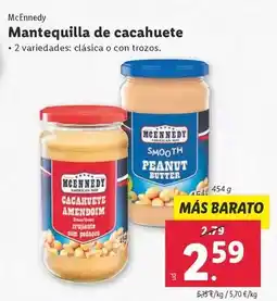 Lidl Mcennedy - mantequilla de cacahuete oferta
