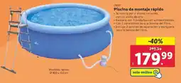 Lidl Crivit - piscina de montaje rápido oferta