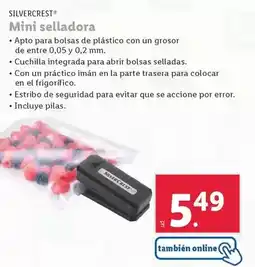Lidl Silvercrest - mini selladora oferta
