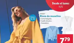 Lidl Esmara - blusa de muselina oferta
