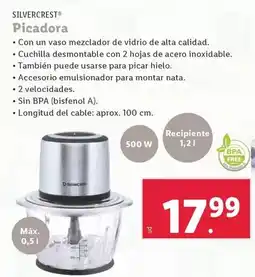 Lidl Silvercrest - picadora oferta