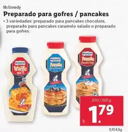 Lidl Mcennedy - preparado para gofres / pancakes oferta
