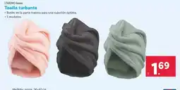 Lidl Livarno home - toalla turbante oferta
