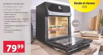 Lidl Silvercrest kitchen tools - freidora de aire caliente 9 en 1 oferta