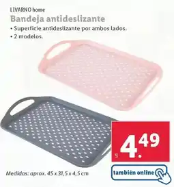 Lidl Livarno home - bandeja antideslizante oferta