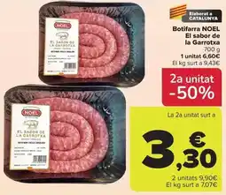 Carrefour Noel - botifarra el sabor de la garrotxa oferta