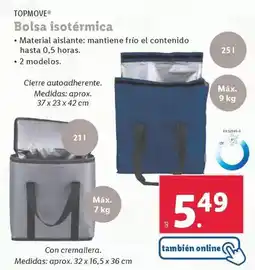 Lidl Top move - bolsa isotermica oferta