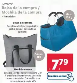Lidl Top move - bolsa de la compra / mochila de la compra oferta