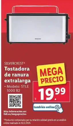 Lidl Silvercrest - tostadora de ranura extralarga oferta