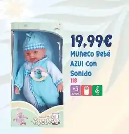 Juguetes Siutín Bebé - muñeco azul con sonido oferta