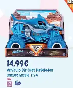 Juguetes Siutín Spin master - vehículo die cast megalodon oscuro escaia oferta