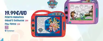 Juguetes Siutín Clementoni - pizarra magnética gabby's dollhouse oferta