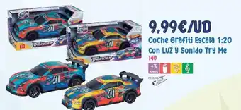 Juguetes Siutín Coche grafiti escala 1:20 con luz y sonido oferta