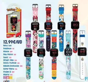 Juguetes Siutín Reloj led pokemon oferta