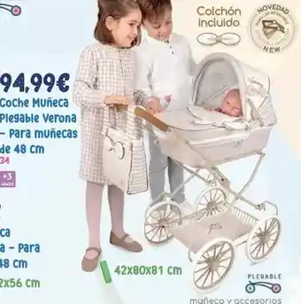 Juguetes Siutín Coche muñeca plegable verona - para muñecas de 48 cm oferta