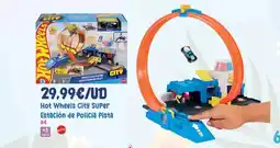 Juguetes Siutín Mattel - hot wheels citis super estación de policia pista oferta