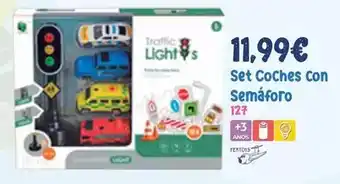 Juguetes Siutín Fentoys - set coches con semaforo oferta