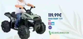 Juguetes Siutín Feber - quad boxer 12v oferta