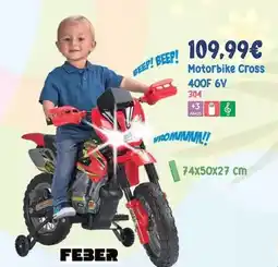 Juguetes Siutín Feber - motorbike cross 400f 6v oferta