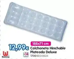 Don Dino Deluxe - colchonesa hinchable plateada oferta