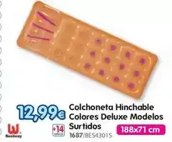 Don Dino Bestway - colchoneta hinchable colores deluxe modelos surtidos oferta