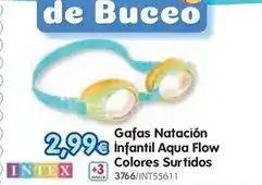 Don Dino Intex - gafas natación infantil aqua flow colores surtidos oferta