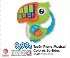 Don Dino Tucan piano musical colores surtidos oferta