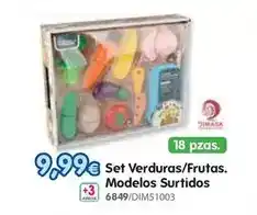 Don Dino Set verduras/frutas. modelos surtidos oferta
